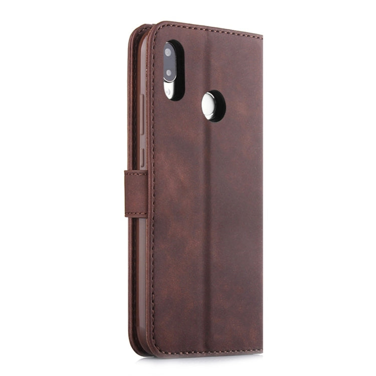 For Huawei P20 Lite / nova 3e Diaobaolee Pure Fresh Texture Horizontal Flip Leather Case, with Holder & Card Slot & Wallet & Photo Frame