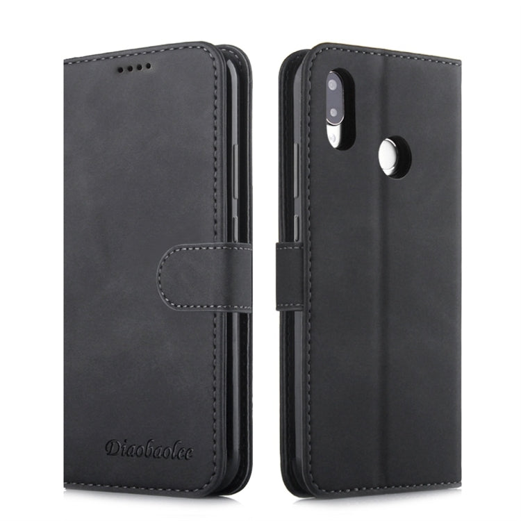 For Huawei P20 Lite / nova 3e Diaobaolee Pure Fresh Texture Horizontal Flip Leather Case, with Holder & Card Slot & Wallet & Photo Frame