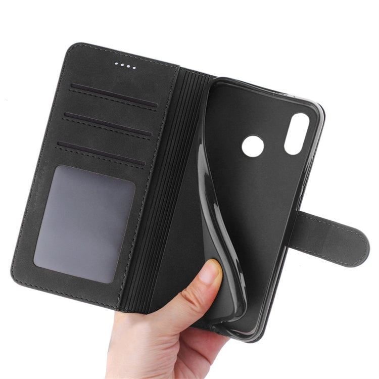 For Huawei P20 Lite / nova 3e Diaobaolee Pure Fresh Texture Horizontal Flip Leather Case, with Holder & Card Slot & Wallet & Photo Frame