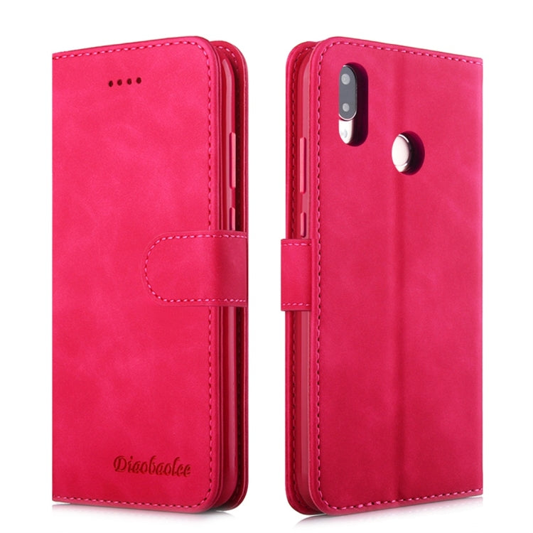 For Huawei P20 Lite / nova 3e Diaobaolee Pure Fresh Texture Horizontal Flip Leather Case, with Holder & Card Slot & Wallet & Photo Frame