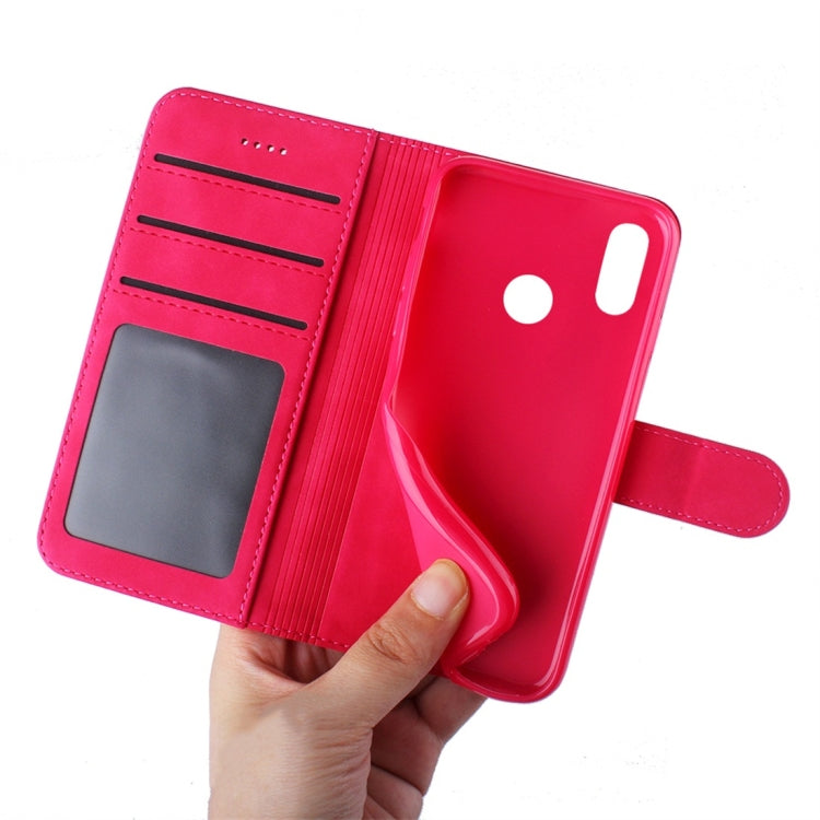 For Huawei P20 Lite / nova 3e Diaobaolee Pure Fresh Texture Horizontal Flip Leather Case, with Holder & Card Slot & Wallet & Photo Frame