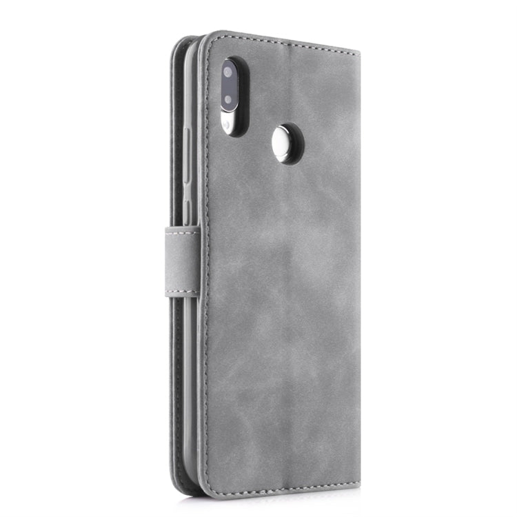 For Huawei P20 Lite / nova 3e Diaobaolee Pure Fresh Texture Horizontal Flip Leather Case, with Holder & Card Slot & Wallet & Photo Frame