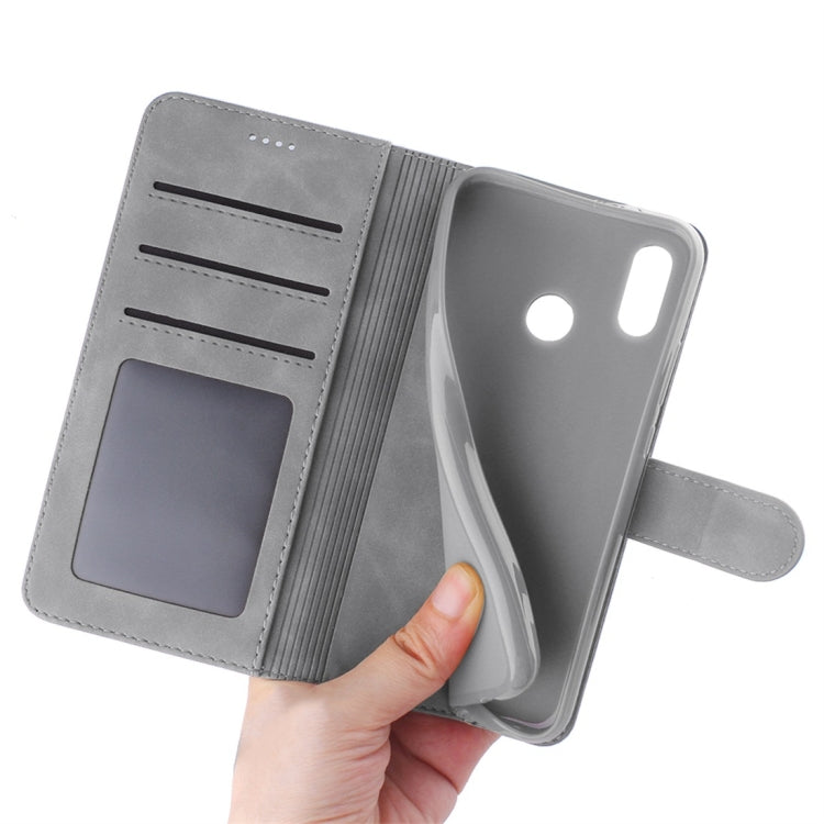 For Huawei P20 Lite / nova 3e Diaobaolee Pure Fresh Texture Horizontal Flip Leather Case, with Holder & Card Slot & Wallet & Photo Frame