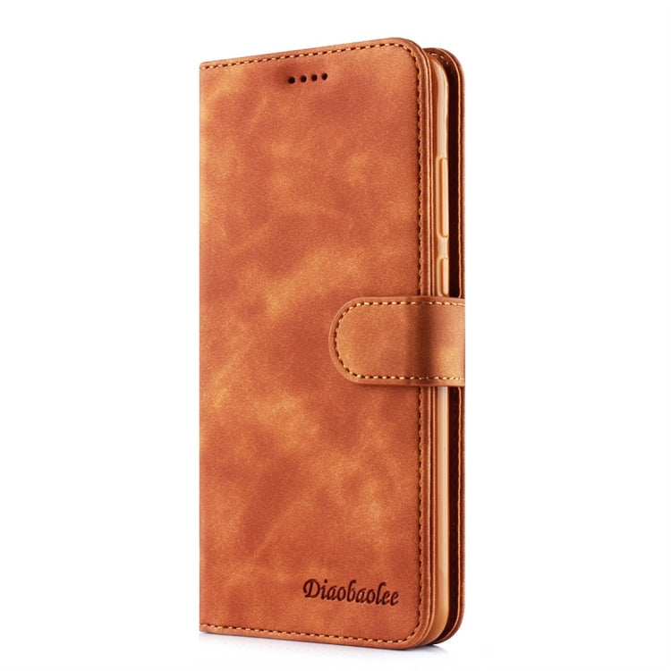 For Huawei P20 Pro Diaobaolee Pure Fresh Texture Horizontal Flip Leather Case, with Holder & Card Slot & Wallet & Photo Frame