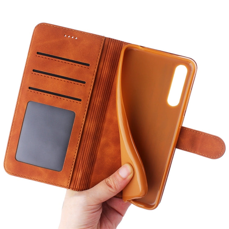 For Huawei P20 Pro Diaobaolee Pure Fresh Texture Horizontal Flip Leather Case, with Holder & Card Slot & Wallet & Photo Frame