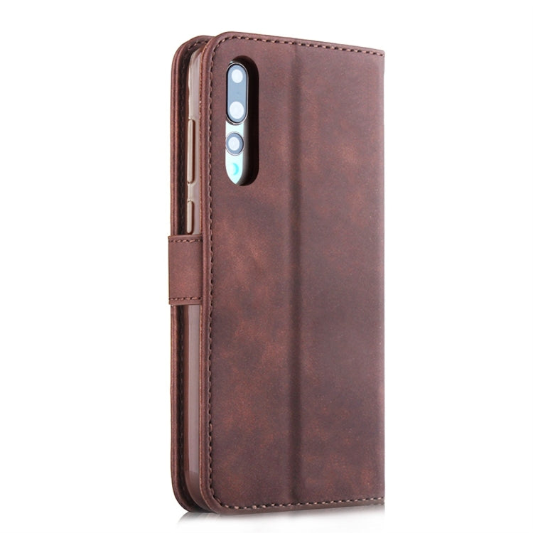For Huawei P20 Pro Diaobaolee Pure Fresh Texture Horizontal Flip Leather Case, with Holder & Card Slot & Wallet & Photo Frame