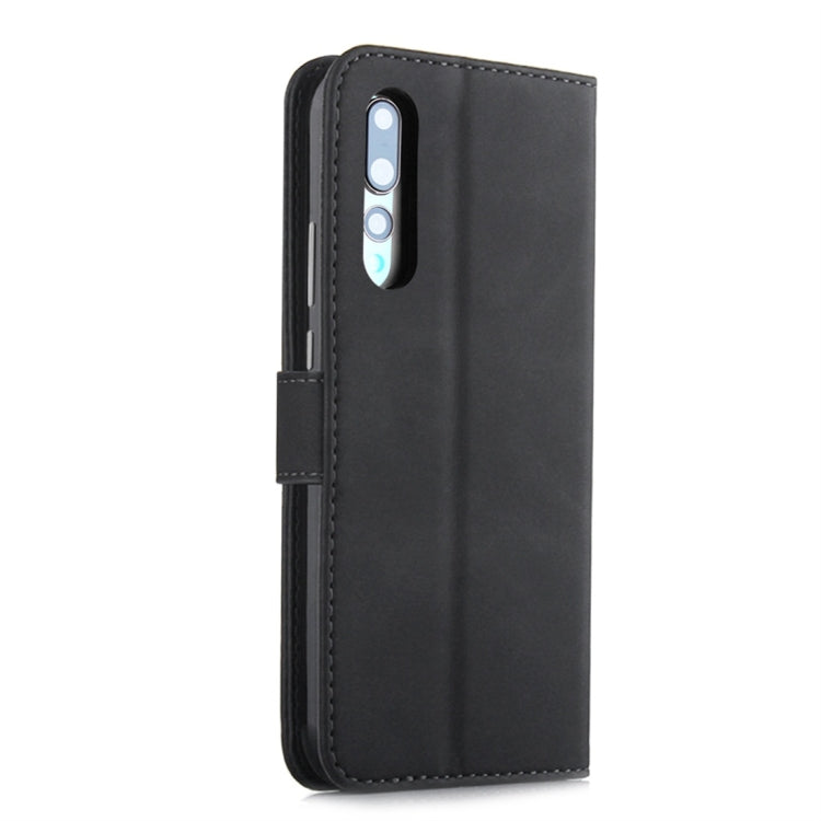 For Huawei P20 Pro Diaobaolee Pure Fresh Texture Horizontal Flip Leather Case, with Holder & Card Slot & Wallet & Photo Frame