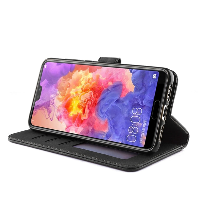 For Huawei P20 Pro Diaobaolee Pure Fresh Texture Horizontal Flip Leather Case, with Holder & Card Slot & Wallet & Photo Frame
