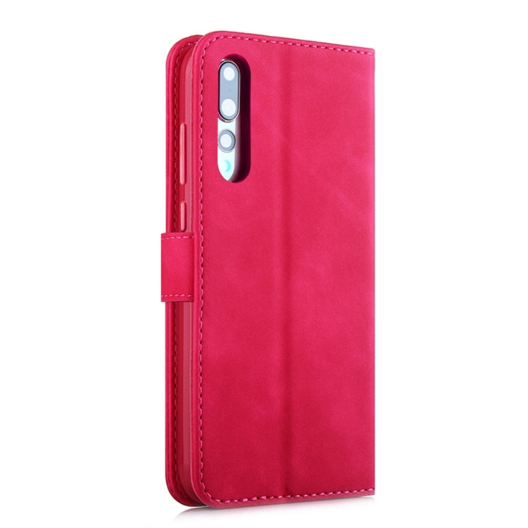 For Huawei P20 Pro Diaobaolee Pure Fresh Texture Horizontal Flip Leather Case, with Holder & Card Slot & Wallet & Photo Frame