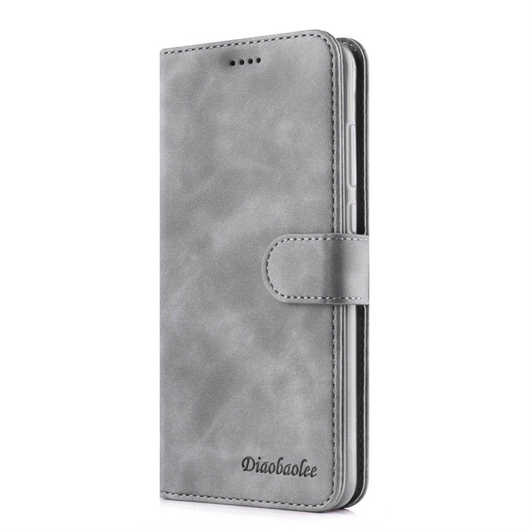 For Huawei P20 Pro Diaobaolee Pure Fresh Texture Horizontal Flip Leather Case, with Holder & Card Slot & Wallet & Photo Frame