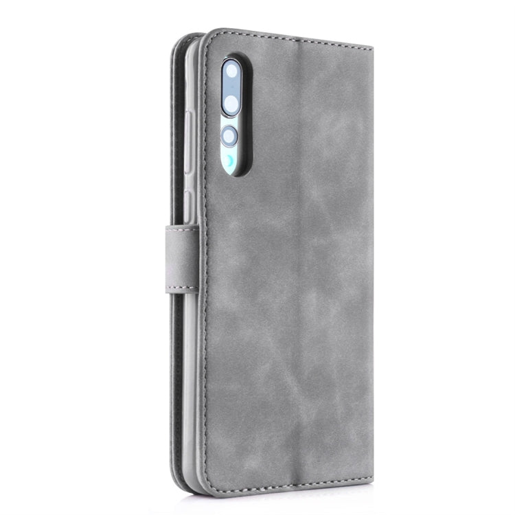 For Huawei P20 Pro Diaobaolee Pure Fresh Texture Horizontal Flip Leather Case, with Holder & Card Slot & Wallet & Photo Frame