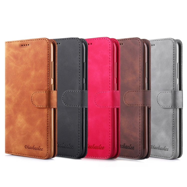 For Huawei P20 Pro Diaobaolee Pure Fresh Texture Horizontal Flip Leather Case, with Holder & Card Slot & Wallet & Photo Frame