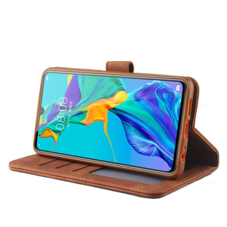 For Huawei P30 Diaobaolee Pure Fresh Texture Horizontal Flip Leather Case, with Holder & Card Slot & Wallet & Photo Frame