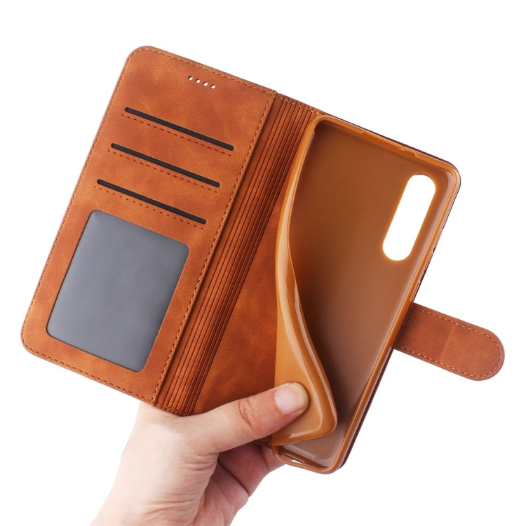 For Huawei P30 Diaobaolee Pure Fresh Texture Horizontal Flip Leather Case, with Holder & Card Slot & Wallet & Photo Frame