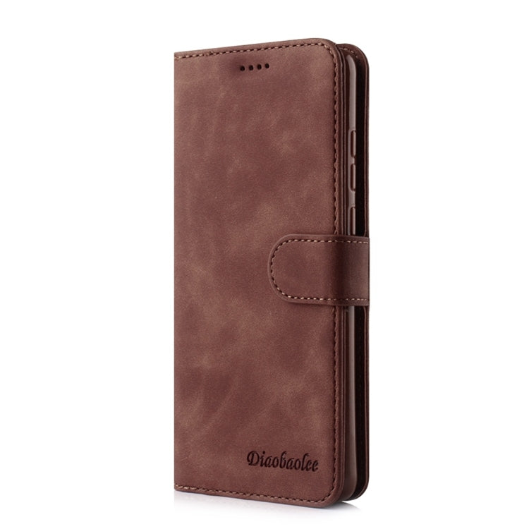 For Huawei P30 Diaobaolee Pure Fresh Texture Horizontal Flip Leather Case, with Holder & Card Slot & Wallet & Photo Frame
