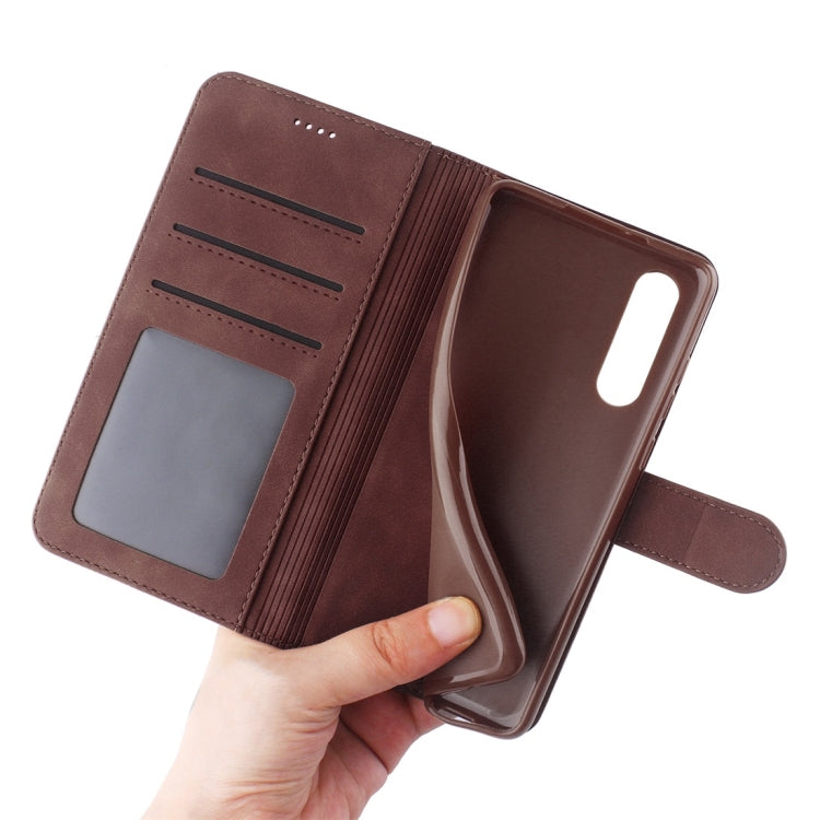For Huawei P30 Diaobaolee Pure Fresh Texture Horizontal Flip Leather Case, with Holder & Card Slot & Wallet & Photo Frame