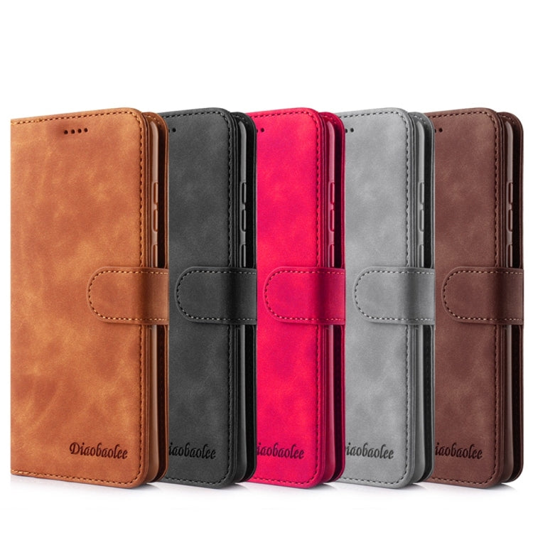 For Huawei P30 Diaobaolee Pure Fresh Texture Horizontal Flip Leather Case, with Holder & Card Slot & Wallet & Photo Frame