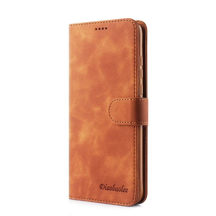 For Huawei P30 Lite / nova 4e Diaobaolee Pure Fresh Texture Horizontal Flip Leather Case, with Holder & Card Slot & Wallet & Photo Frame