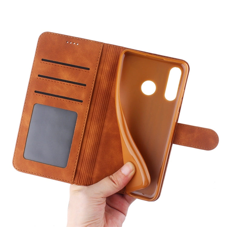 For Huawei P30 Lite / nova 4e Diaobaolee Pure Fresh Texture Horizontal Flip Leather Case, with Holder & Card Slot & Wallet & Photo Frame
