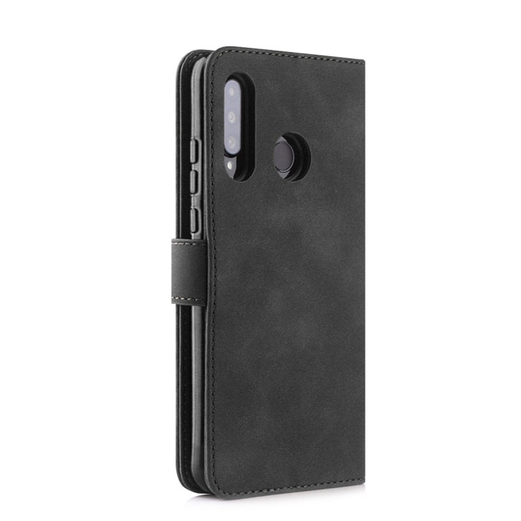 For Huawei P30 Lite / nova 4e Diaobaolee Pure Fresh Texture Horizontal Flip Leather Case, with Holder & Card Slot & Wallet & Photo Frame