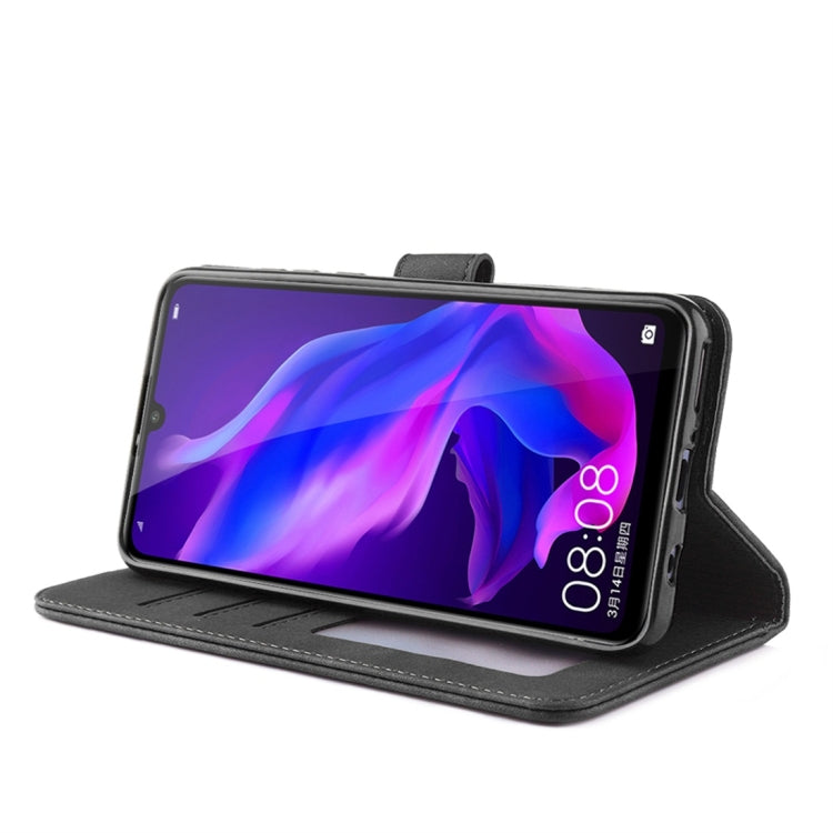 For Huawei P30 Lite / nova 4e Diaobaolee Pure Fresh Texture Horizontal Flip Leather Case, with Holder & Card Slot & Wallet & Photo Frame