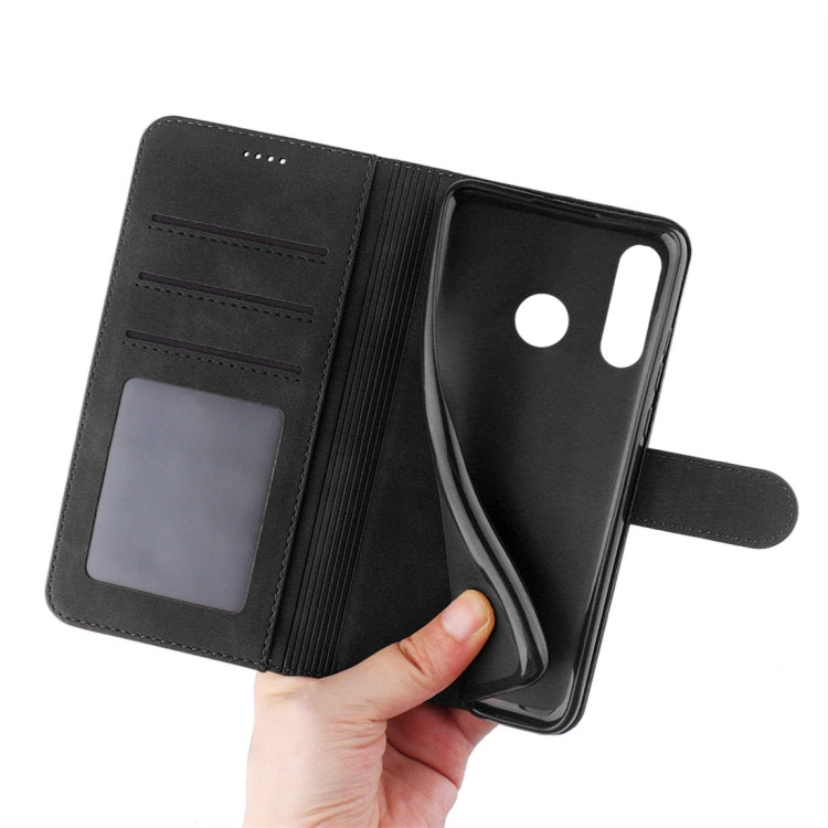 For Huawei P30 Lite / nova 4e Diaobaolee Pure Fresh Texture Horizontal Flip Leather Case, with Holder & Card Slot & Wallet & Photo Frame