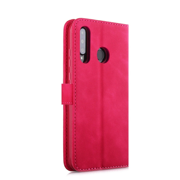 For Huawei P30 Lite / nova 4e Diaobaolee Pure Fresh Texture Horizontal Flip Leather Case, with Holder & Card Slot & Wallet & Photo Frame