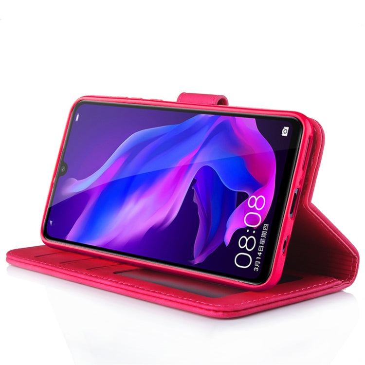 For Huawei P30 Lite / nova 4e Diaobaolee Pure Fresh Texture Horizontal Flip Leather Case, with Holder & Card Slot & Wallet & Photo Frame
