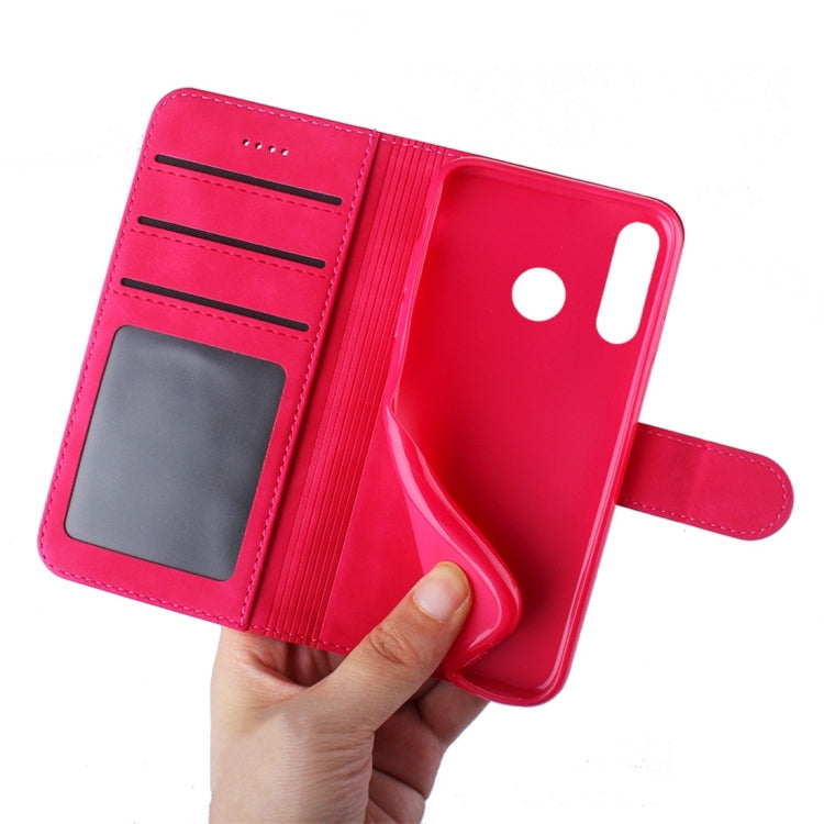 For Huawei P30 Lite / nova 4e Diaobaolee Pure Fresh Texture Horizontal Flip Leather Case, with Holder & Card Slot & Wallet & Photo Frame