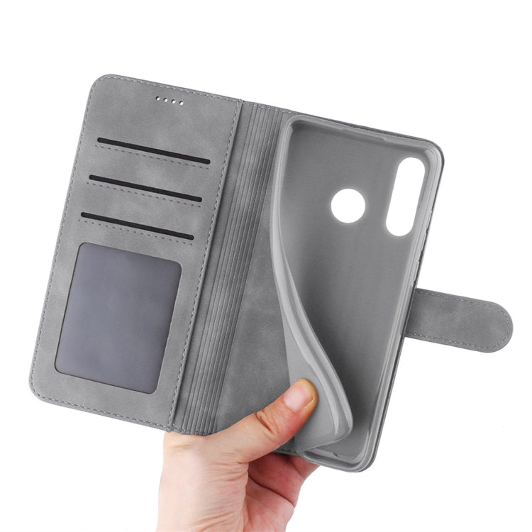 For Huawei P30 Lite / nova 4e Diaobaolee Pure Fresh Texture Horizontal Flip Leather Case, with Holder & Card Slot & Wallet & Photo Frame