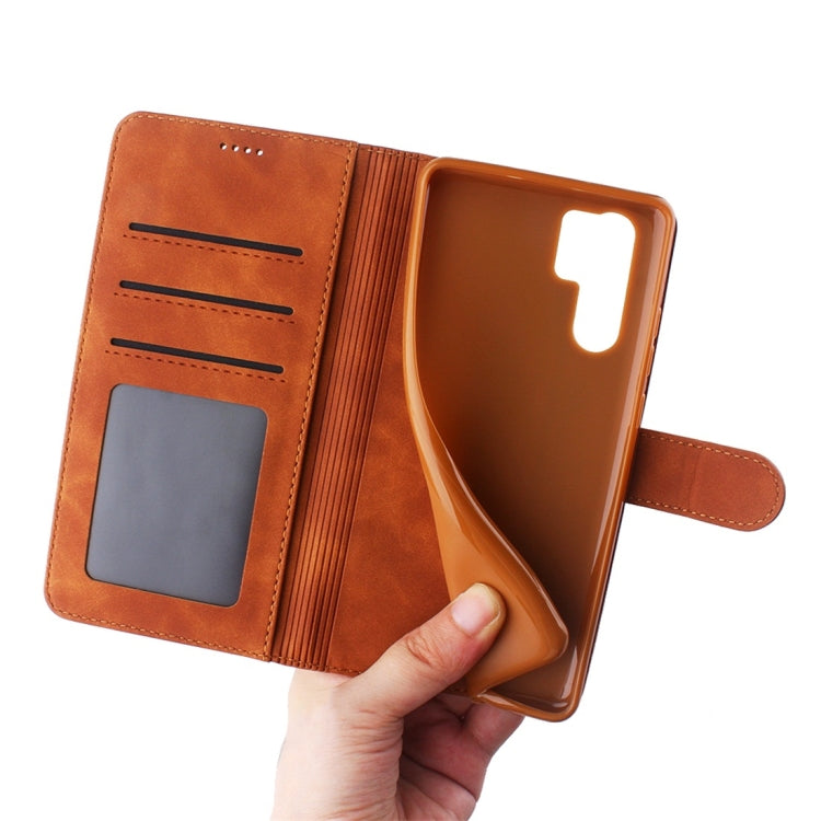 For Huawei P30 Pro Diaobaolee Pure Fresh Texture Horizontal Flip Leather Case, with Holder & Card Slot & Wallet & Photo Frame