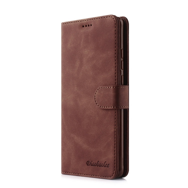 For Huawei P30 Pro Diaobaolee Pure Fresh Texture Horizontal Flip Leather Case, with Holder & Card Slot & Wallet & Photo Frame