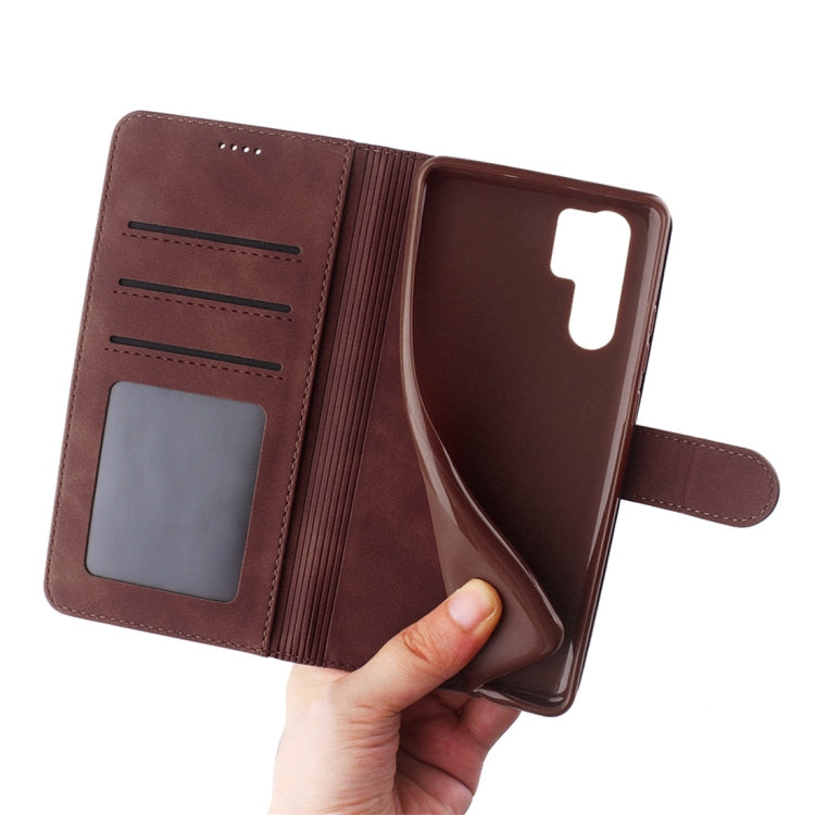 For Huawei P30 Pro Diaobaolee Pure Fresh Texture Horizontal Flip Leather Case, with Holder & Card Slot & Wallet & Photo Frame