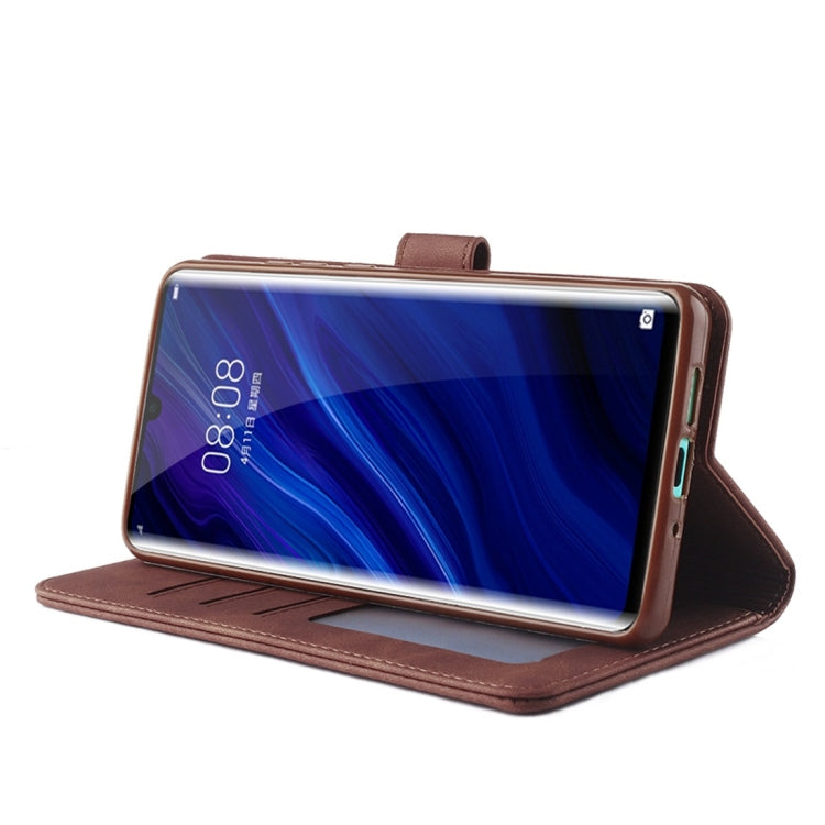 For Huawei P30 Pro Diaobaolee Pure Fresh Texture Horizontal Flip Leather Case, with Holder & Card Slot & Wallet & Photo Frame
