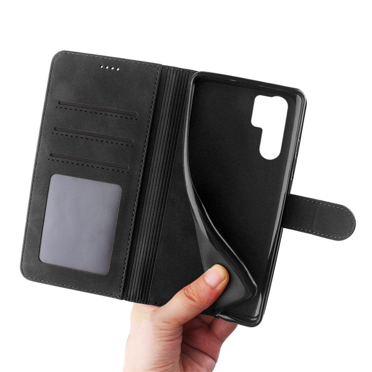 For Huawei P30 Pro Diaobaolee Pure Fresh Texture Horizontal Flip Leather Case, with Holder & Card Slot & Wallet & Photo Frame