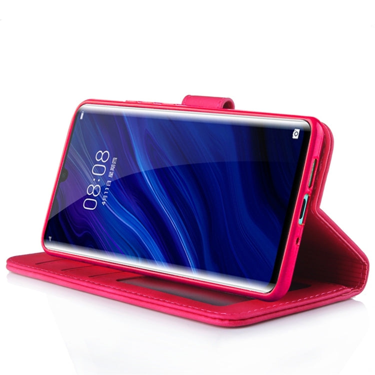 For Huawei P30 Pro Diaobaolee Pure Fresh Texture Horizontal Flip Leather Case, with Holder & Card Slot & Wallet & Photo Frame
