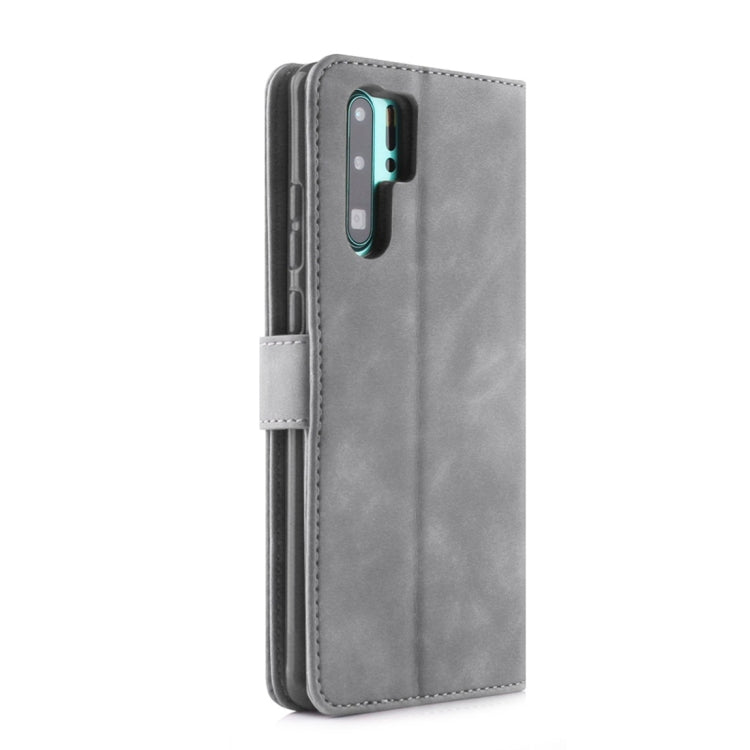 For Huawei P30 Pro Diaobaolee Pure Fresh Texture Horizontal Flip Leather Case, with Holder & Card Slot & Wallet & Photo Frame