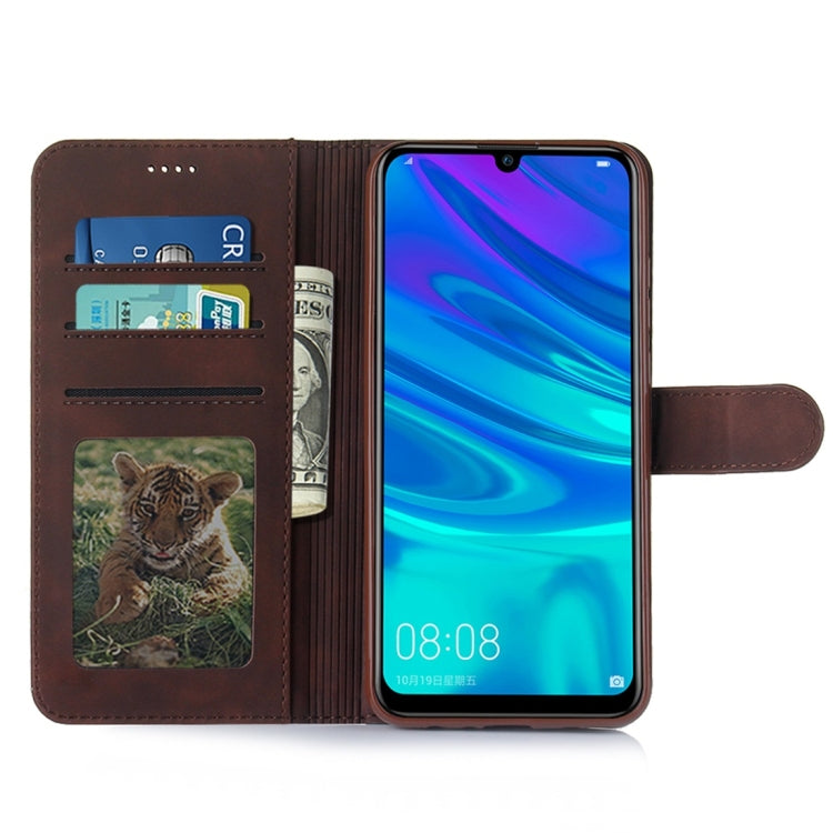 For Huawei P Smart+ 2019 Diaobaolee Pure Fresh Texture Horizontal Flip Leather Case, with Holder & Card Slot & Wallet & Photo Frame