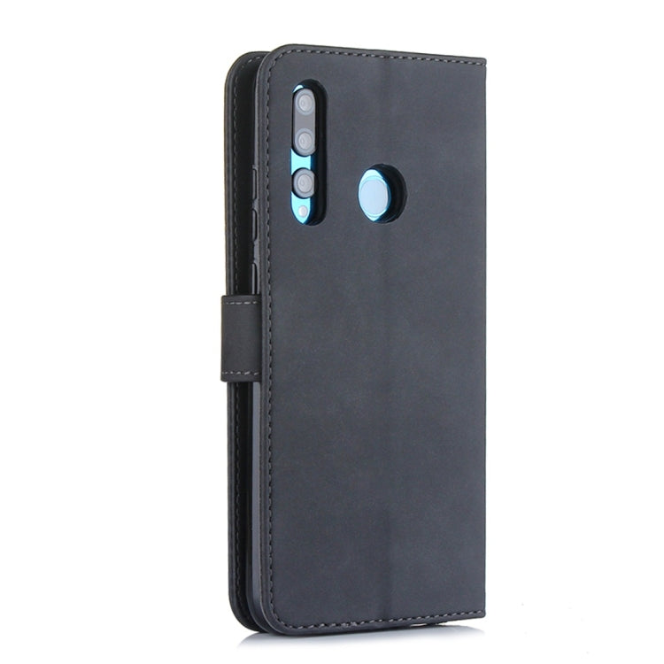 For Huawei P Smart+ 2019 Diaobaolee Pure Fresh Texture Horizontal Flip Leather Case, with Holder & Card Slot & Wallet & Photo Frame