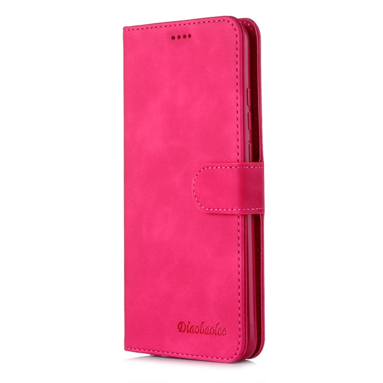 For Huawei P Smart+ 2019 Diaobaolee Pure Fresh Texture Horizontal Flip Leather Case, with Holder & Card Slot & Wallet & Photo Frame