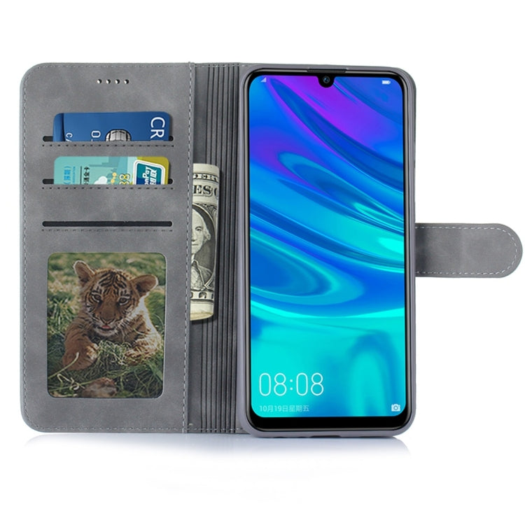 For Huawei P Smart+ 2019 Diaobaolee Pure Fresh Texture Horizontal Flip Leather Case, with Holder & Card Slot & Wallet & Photo Frame