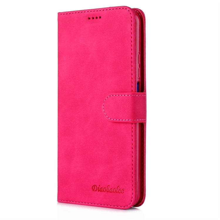 For Huawei Honor 20 Diaobaolee Pure Fresh Texture Horizontal Flip Leather Case, with Holder & Card Slot & Wallet & Photo Frame