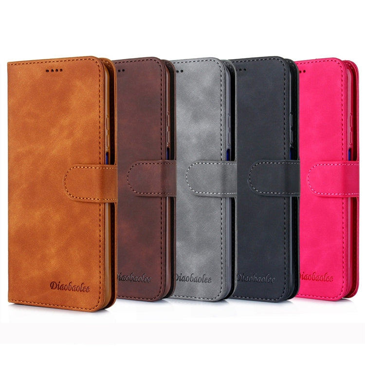 For Huawei Honor 20 Diaobaolee Pure Fresh Texture Horizontal Flip Leather Case, with Holder & Card Slot & Wallet & Photo Frame