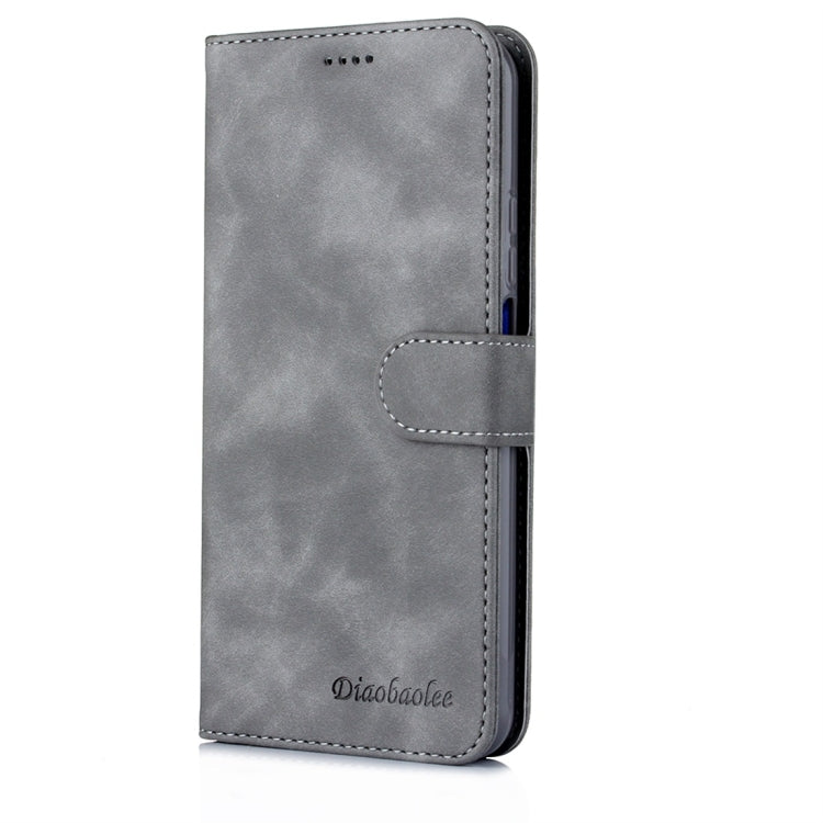 For Huawei Honor 20 Diaobaolee Pure Fresh Texture Horizontal Flip Leather Case, with Holder & Card Slot & Wallet & Photo Frame