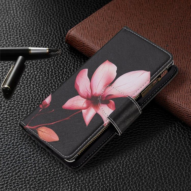 For Xiaomi Poco M3 Pro / Redmi Note 10 5G Colored Drawing Pattern Zipper Horizontal Flip Leather Case with Holder & Card Slots & Wallet