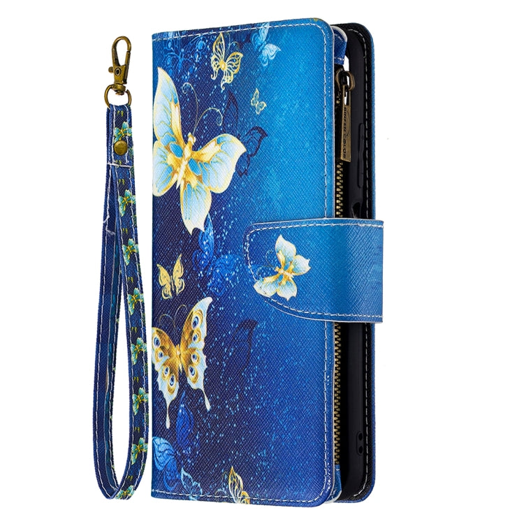 For Xiaomi Poco M3 Pro / Redmi Note 10 5G Colored Drawing Pattern Zipper Horizontal Flip Leather Case with Holder & Card Slots & Wallet