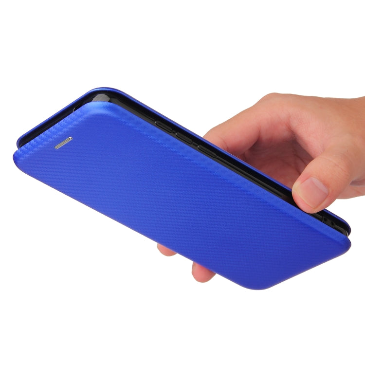 For Cubot Note 20 Carbon Fiber Texture Horizontal Flip TPU + PC + PU Leather Case with Card Slot