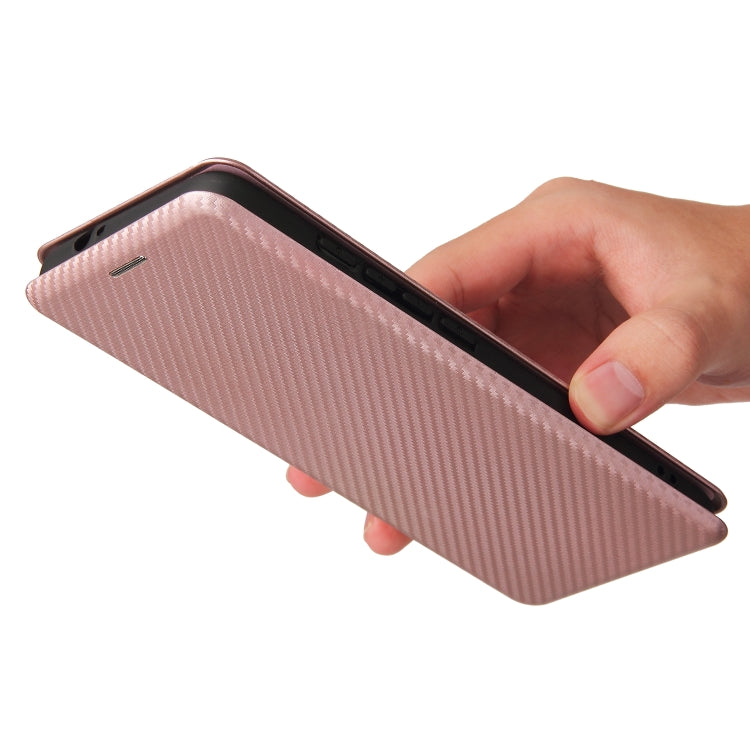 For Motorola Moto G60 / G40 Fusion Carbon Fiber Texture Horizontal Flip TPU + PC + PU Leather Case with Card Slot