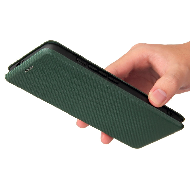 For Motorola Moto G60 / G40 Fusion Carbon Fiber Texture Horizontal Flip TPU + PC + PU Leather Case with Card Slot