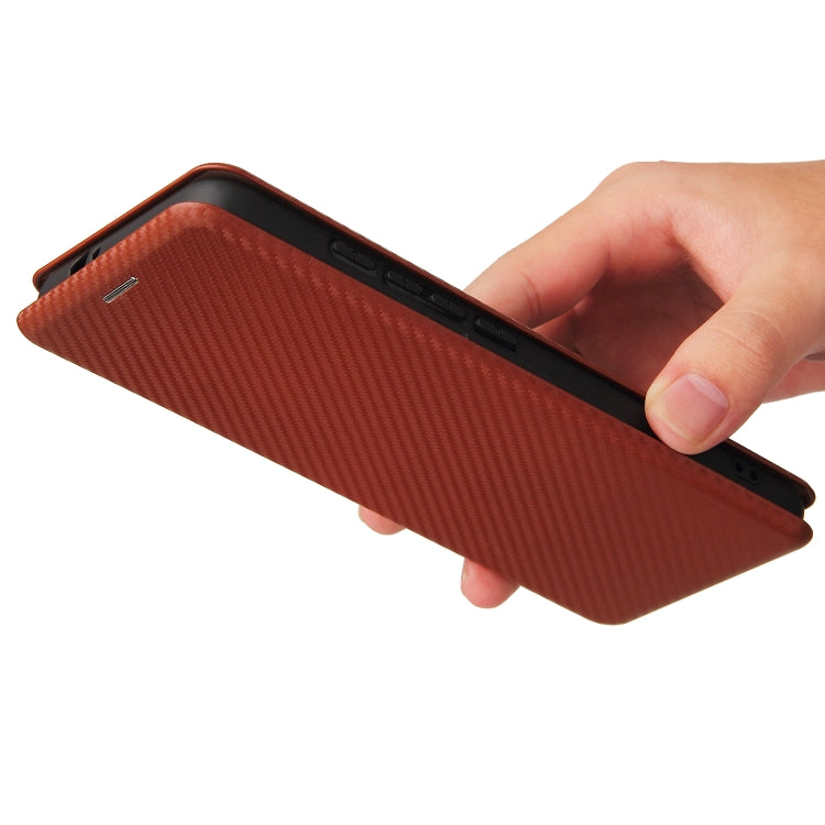 For Motorola Moto G60 / G40 Fusion Carbon Fiber Texture Horizontal Flip TPU + PC + PU Leather Case with Card Slot